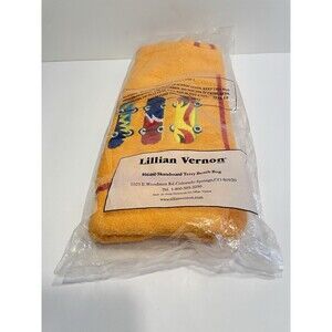 Vintage Lillian Vernon Orange Travel/ Beach Skateboard Bag Large Pocket New